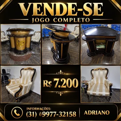 Púlpito com 2 Cadeiras