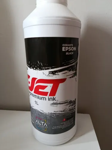 Tinta Corante Compatível Epson T-jet 1 Litro Cor Preta