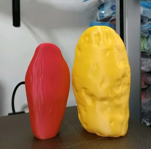 Kit Peças Anatômicas Gordura E Músculo Humano Réplica 3D 