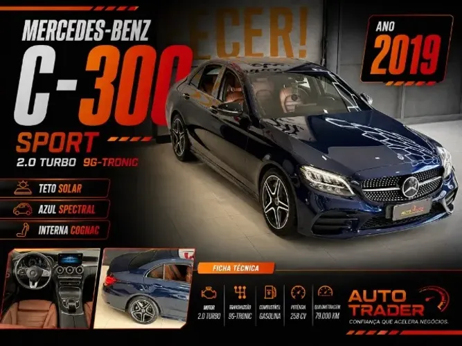 Mercedes-Benz C-300 Sport 2.0 16V Aut. 2019