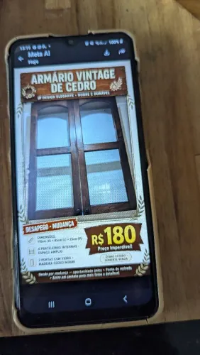 Armário Vintage Cedro Maciço