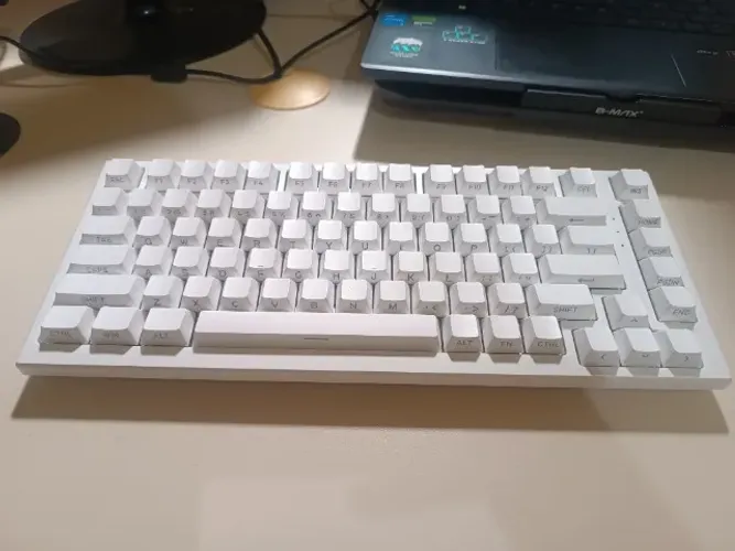 Teclado Magnético Akko Tac 75 He ALL White