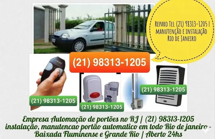 Portão automático en Jacarepagua RJ