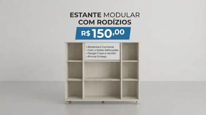 estante de livros