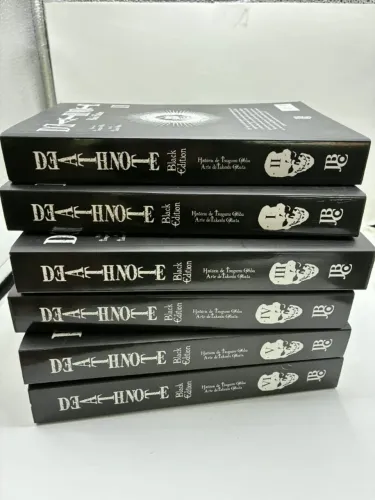 Coleção Completa Death Note Black Edition (Volumes 1 ao 6) - JBC