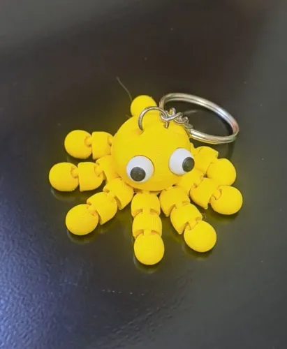 Chaveiro 3D - Polvo Articulado