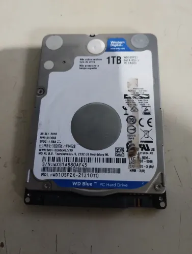 Hd 1 terabyte Notebook WD Blue