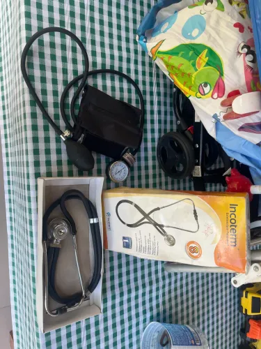 Kit Esfigmomanômetro + Estetoscópio Duplo Rappaport P.a. Med