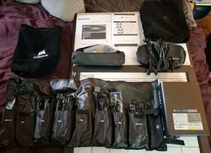 Fonte 1200w Corsair HXI full modular platinum 10 anos de garantia