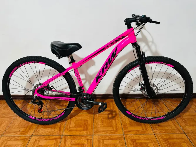 Bicicleta aro 29 freios a disco aluminio nova