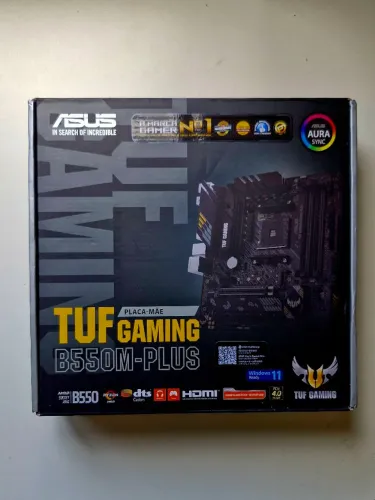 Placa Mãe Asus B550M Plus - Novo