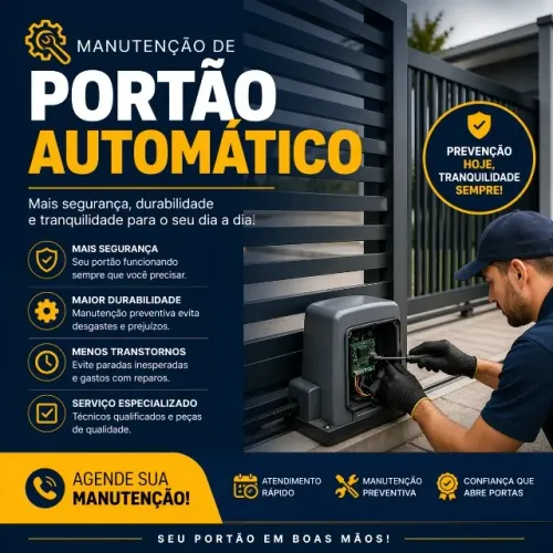 Manutenção em Portão Automático
