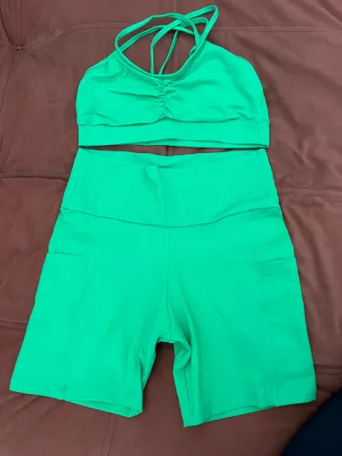 Conjunto com bolso, poliamida
