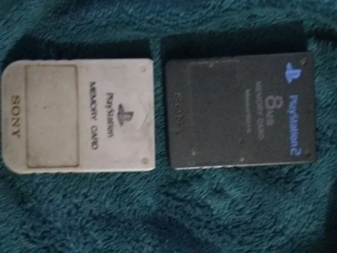 Memóry card ps1 e ps2 made in japan original