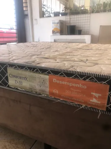 Cama de casal colchão d-33