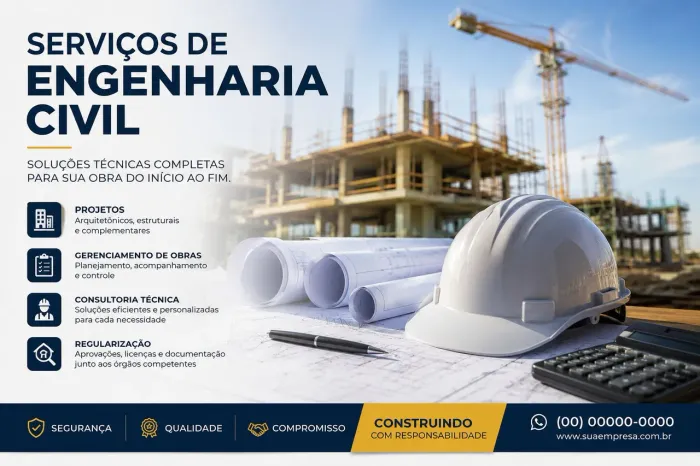 Serviços de engenharia civil