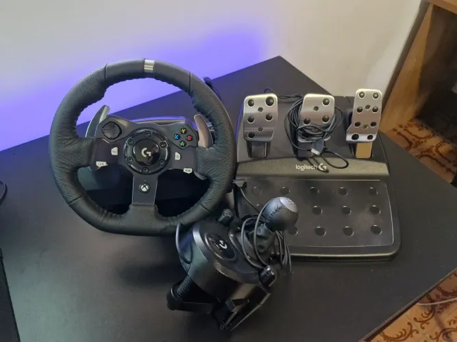 Volante logitech g920 + Câmbio (Leia a Descrição!!)