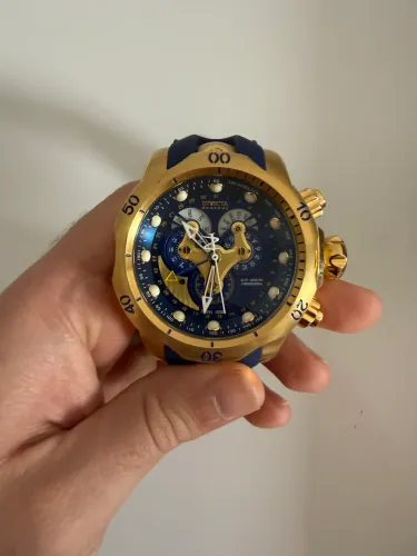 Relógio Invicta Raro e banhado a ouro 18K