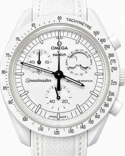Omega x Swatch MoonSwatch Snoopy Branco Moonphase Full Set