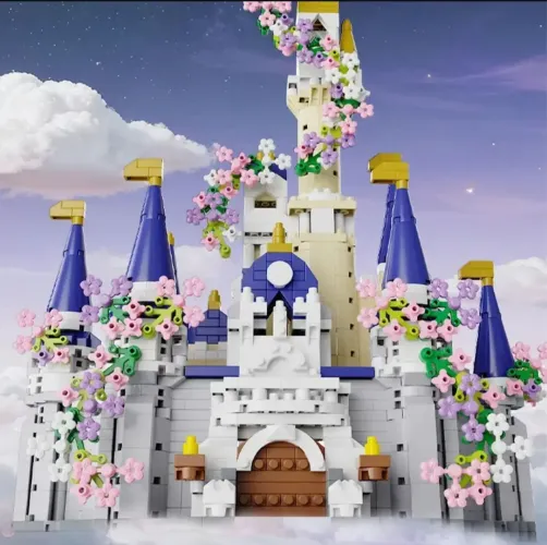 Castelo princesa decorativo Azu blocos de montarl