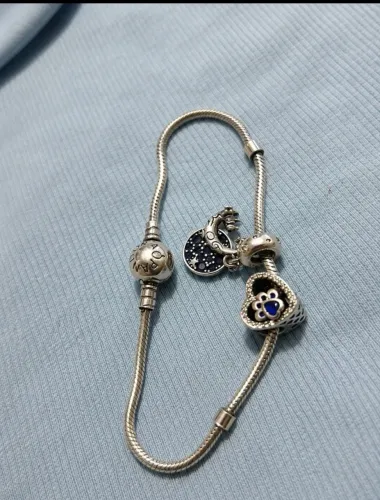 Pulseira Pandora 20 cm malha 2mm