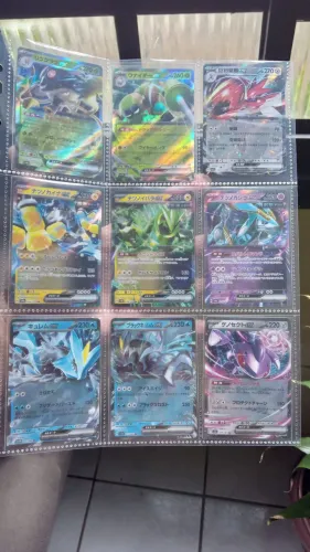 Nove cartas Pokémon EX japonesas e uma chinesa originais em excelente estado