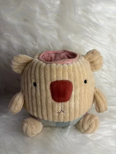 Pelúcia Ursinho Porta Pijama Infantil Redonda