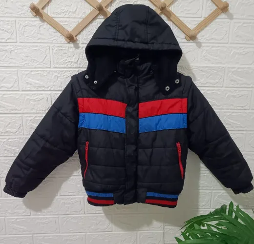 jaqueta puffer infantil marisa 2 em 1