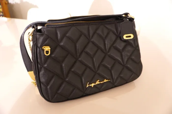 bolsa luiza barcelos preta matelassê