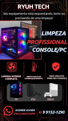 Manutenção de PC/Notebook/Console