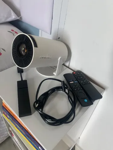 Projetor Evolux + Fire Stick Smart Amazon Original 