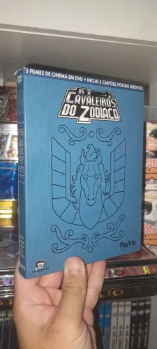 DVD Os Cavaleiros do Zodíaco: 5 Filmes + 5 Cards (Playarte)