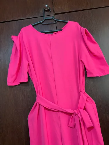 Macacão Feminino Shein Rosa Chiclete Peça Nova!