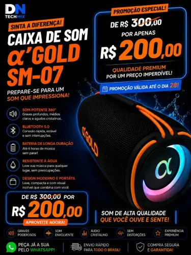 Caixa de som A Gold Peemium