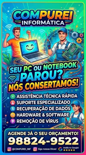 Conserto de computadores e notebooks