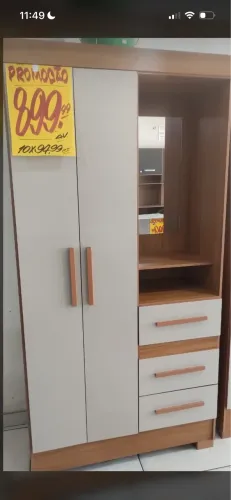 Guarda roupa montado já 900,00