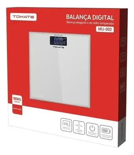 Balança Digital De Peso Corporal Tomate Ate 180 Kilos