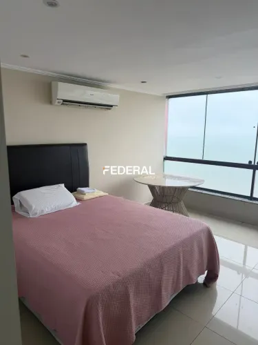 Apartamento mobiliado para venda com 60m² e 2 quartos na beira-mar de Piedade -