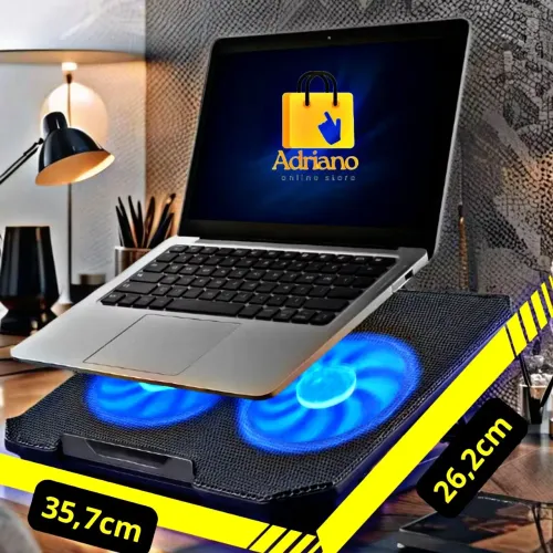 Suporte cooler para notebook ventilação 