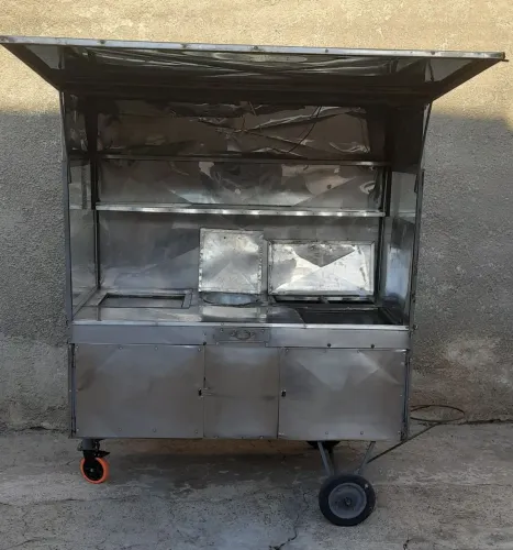 Carrinho de cachorrao inox - RECEM REFORMADO- LER A DESCRIÇÃO !!!!!!!!!!!!