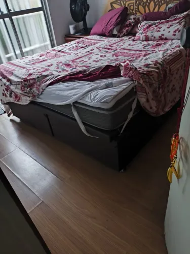 Cama box baú queen