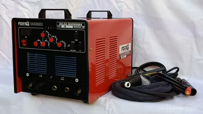 Máquina de Solda Inversora TIG AC/DC - MMA Eletrodo - 250 Amperes - NOVA!