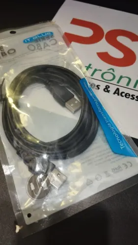 Cabo USB macho +USB macho 2mts