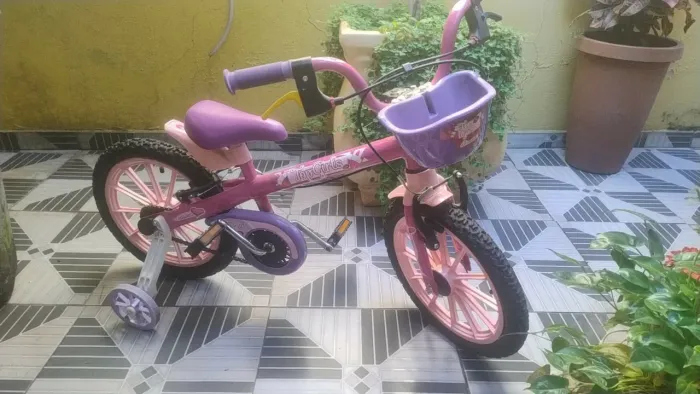 Bicicleta nathor/top girl - aro 16 - seminova