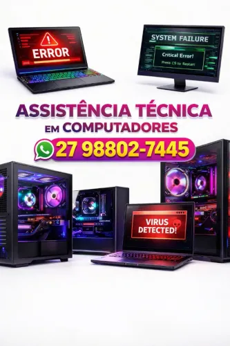 Manutenção em computadores e notebooks