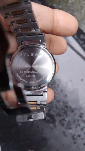 Relógio bvlgari modelo bb ss  quartzl 9030