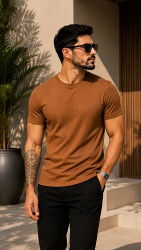 Camisa Suedine Texturizada