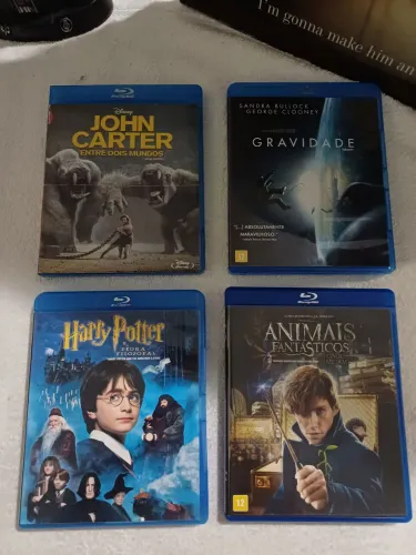 Kit 4 Blu-rays Filmes Variados Ficção E Fantasia (Seminovos)