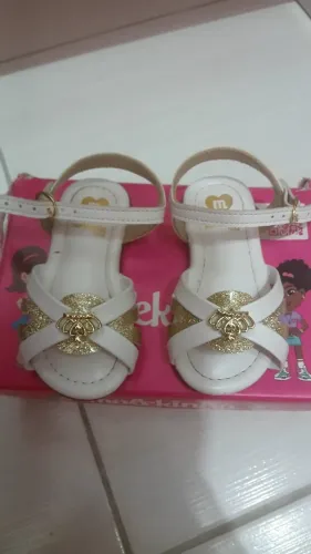 Sandália 19 molequinha e tenis Rosa 18