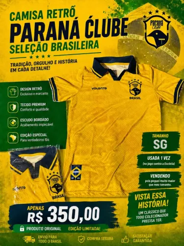 Camisa Paraná Clube Seleção Brasileira